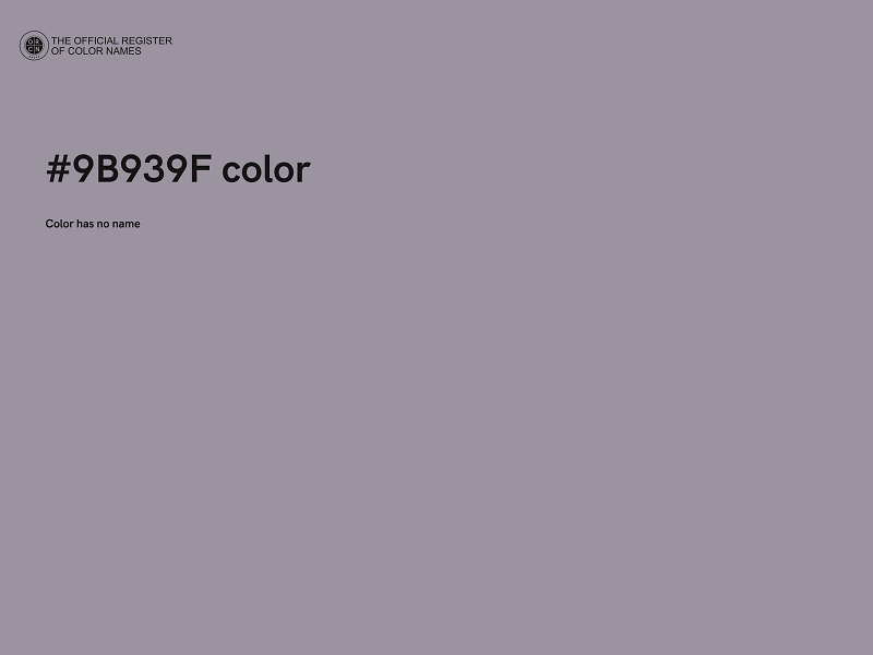 #9B939F color image