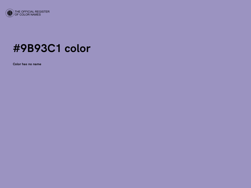 #9B93C1 color image