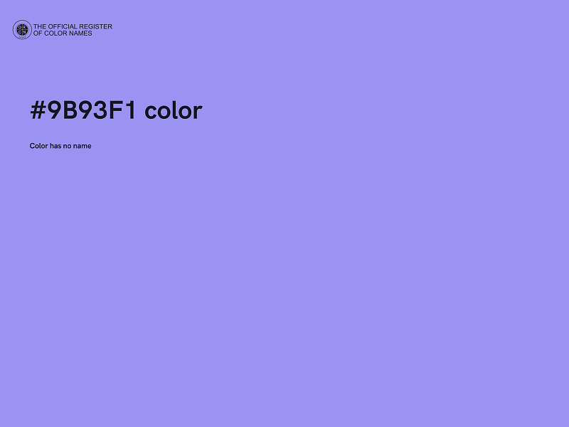 #9B93F1 color image