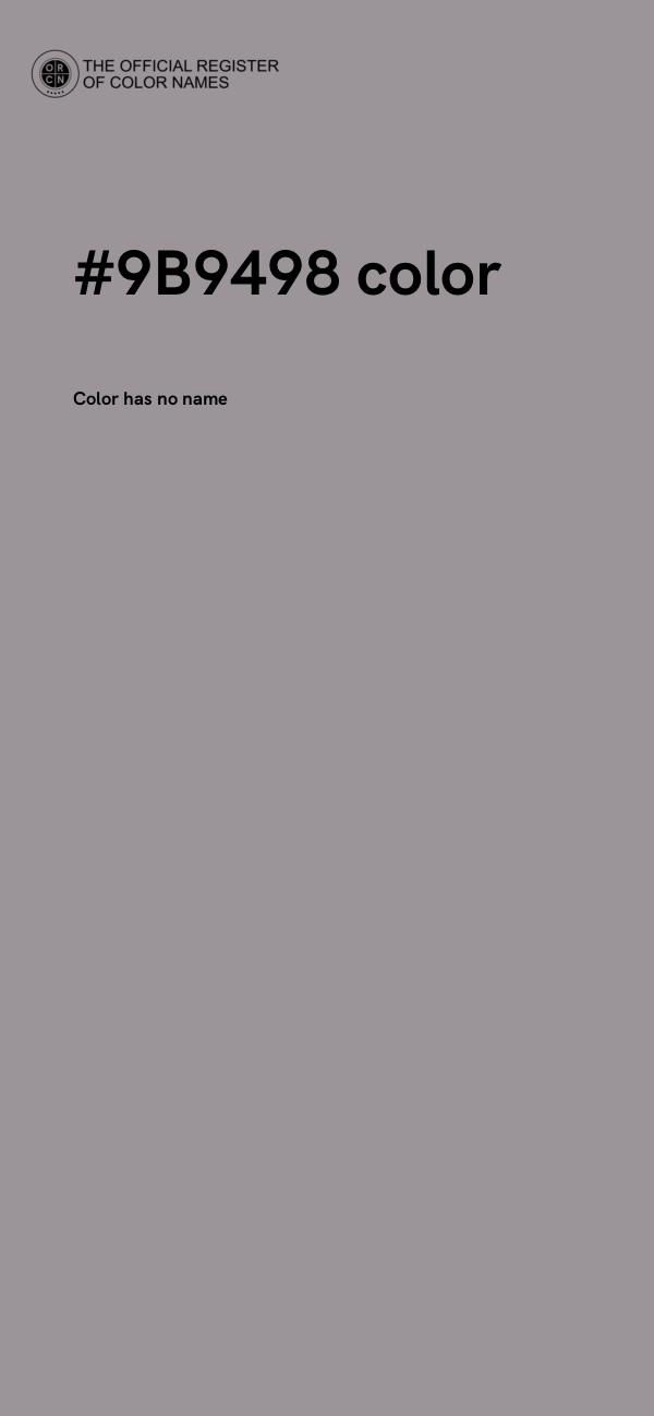 #9B9498 color image