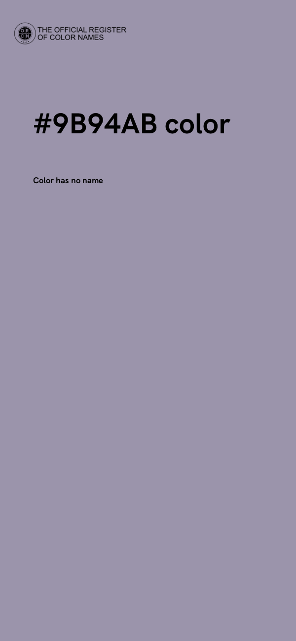 #9B94AB color image