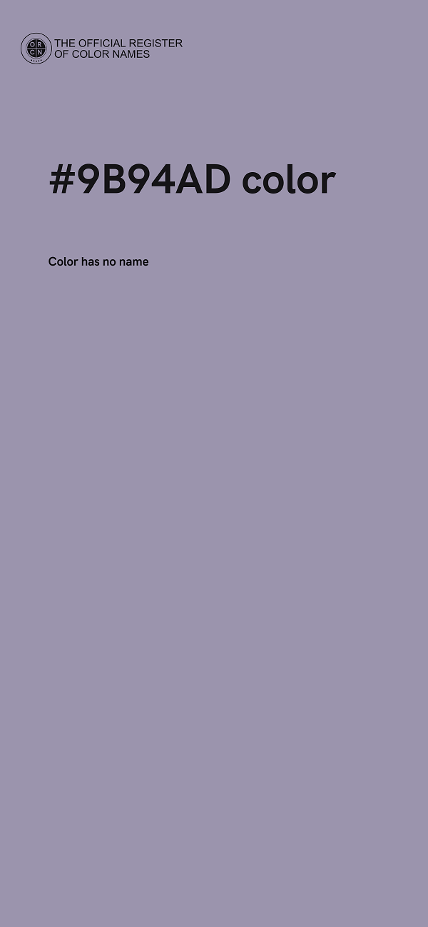 #9B94AD color image