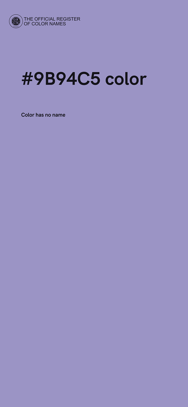 #9B94C5 color image