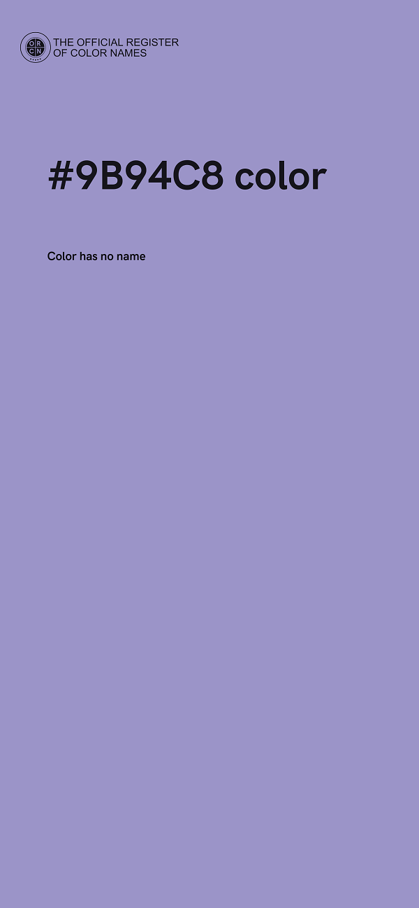 #9B94C8 color image