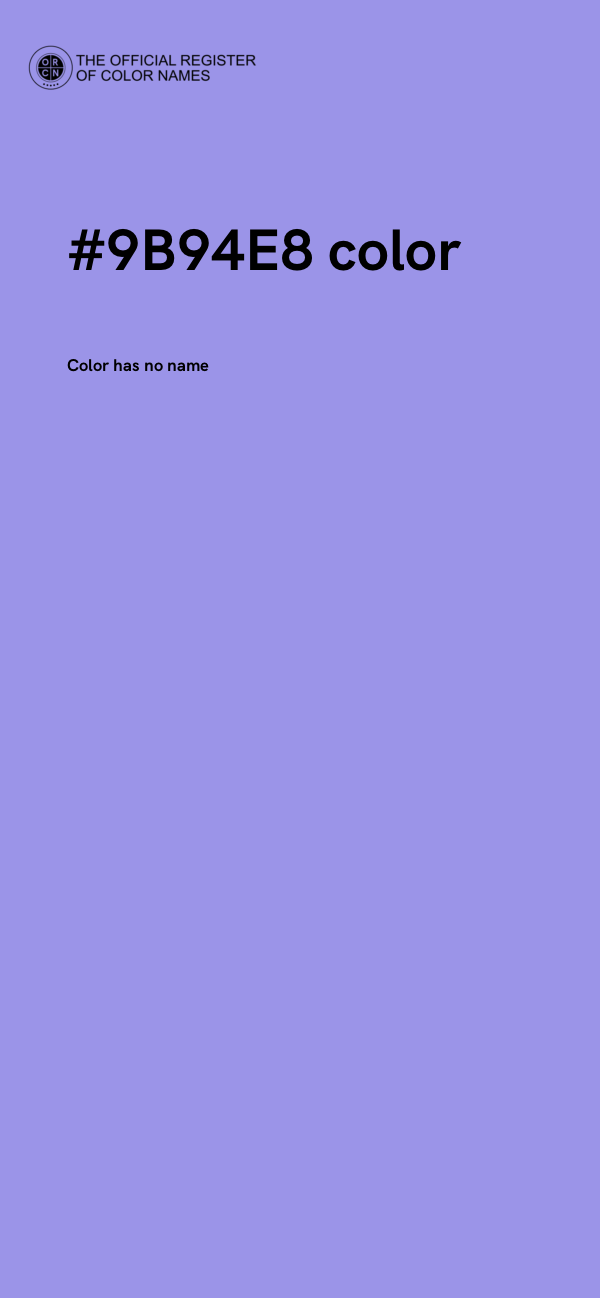 #9B94E8 color image