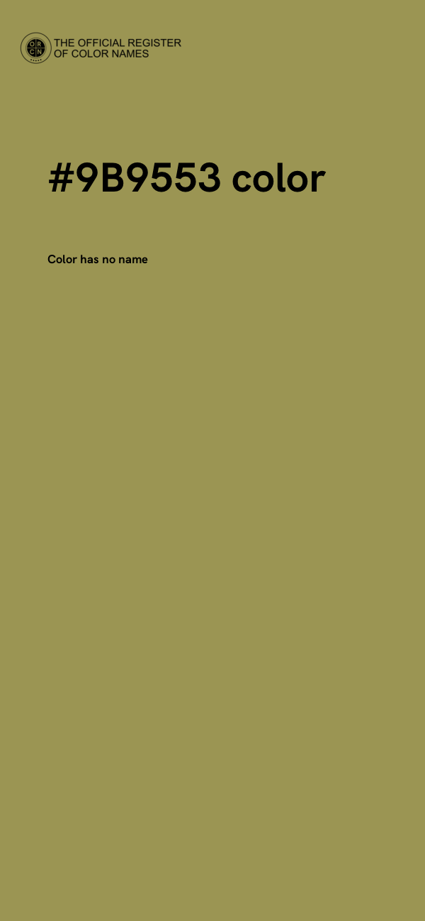 #9B9553 color image