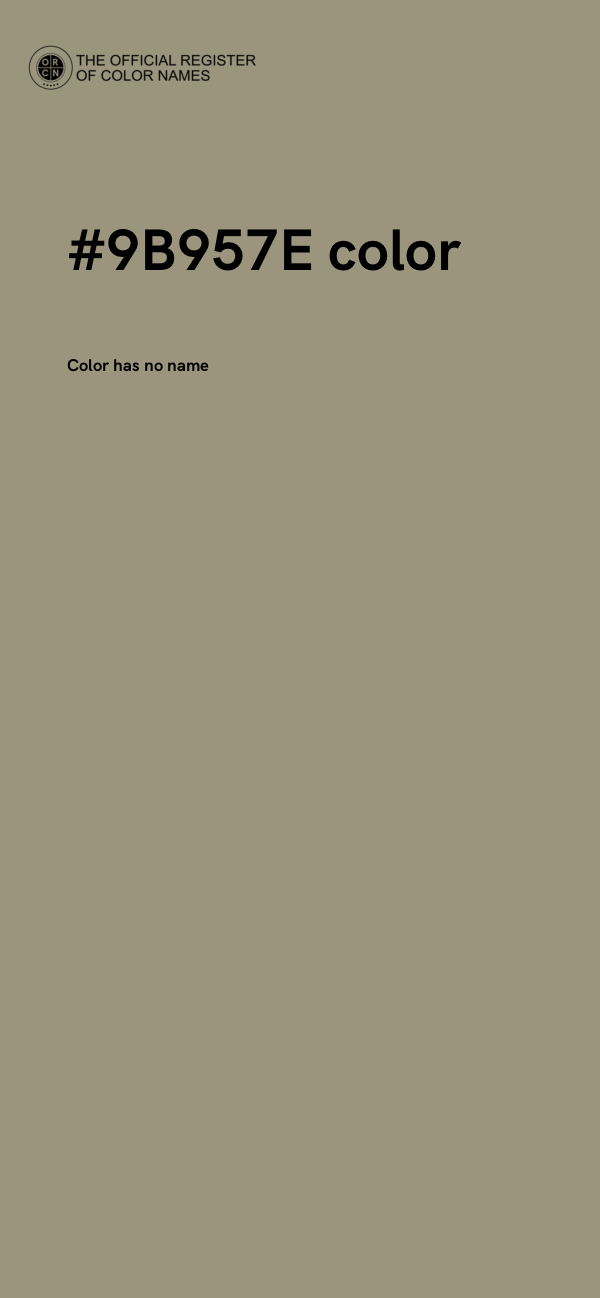 #9B957E color image