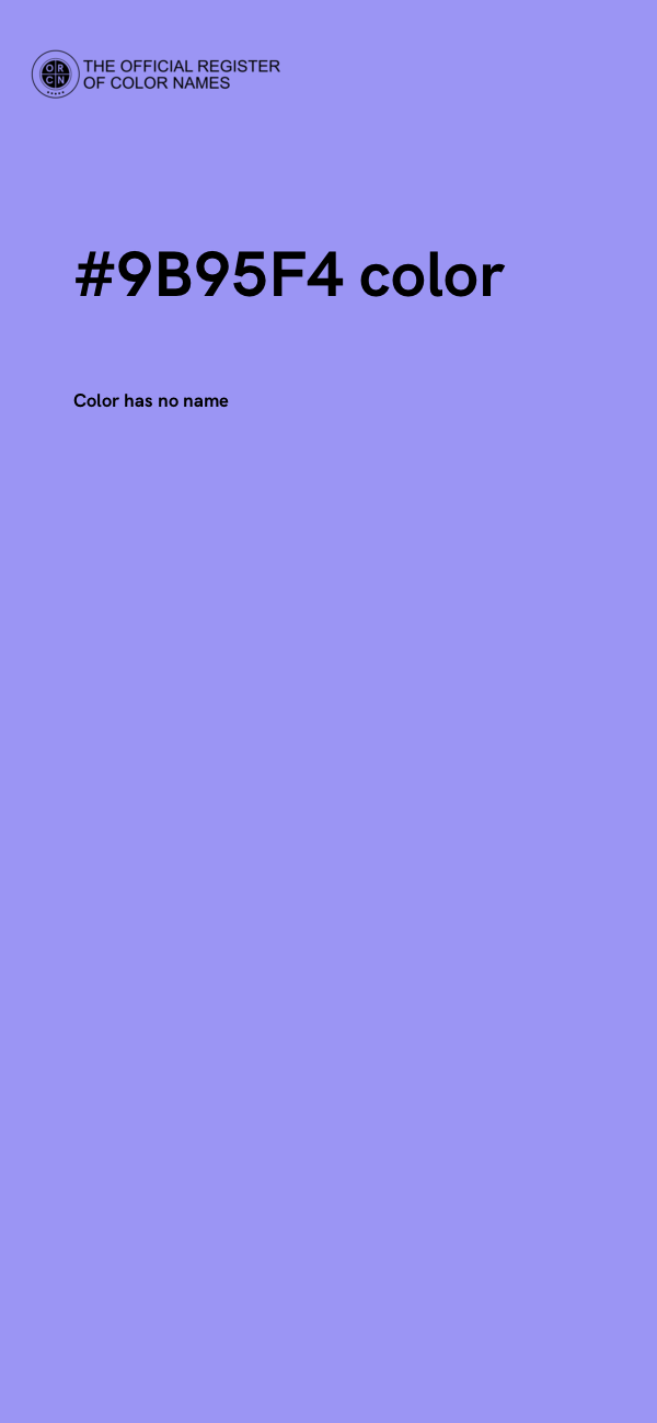 #9B95F4 color image