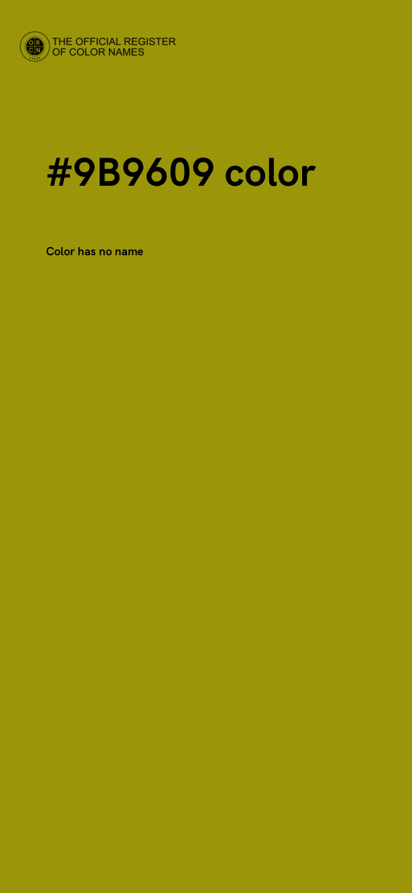 #9B9609 color image