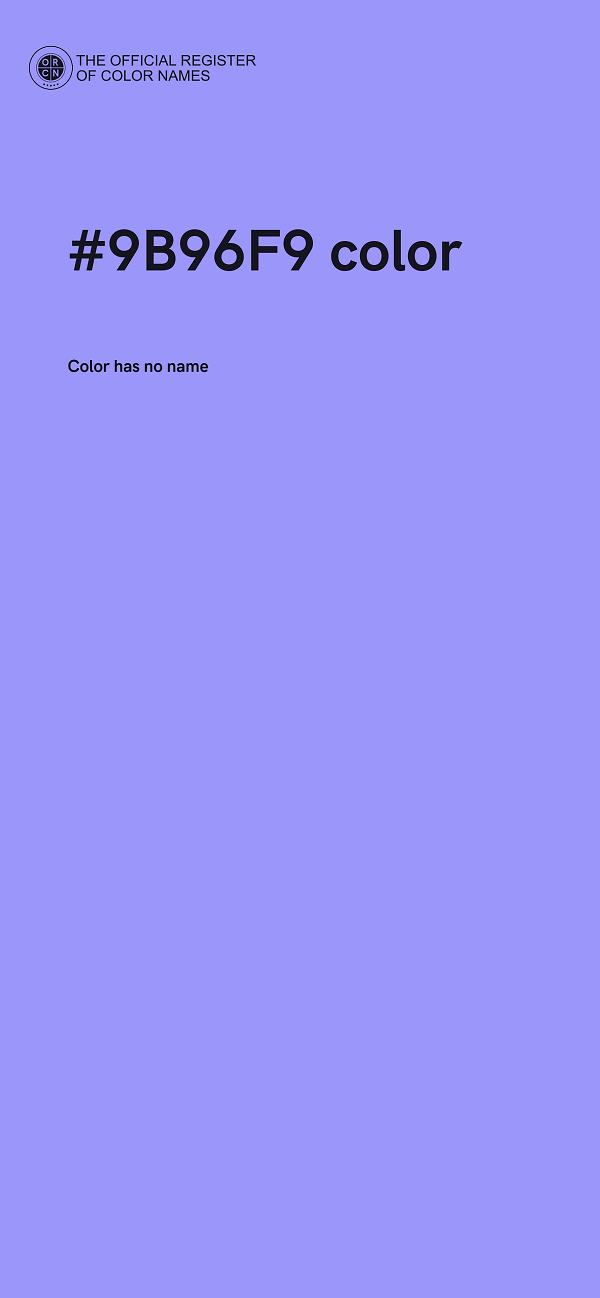 #9B96F9 color image