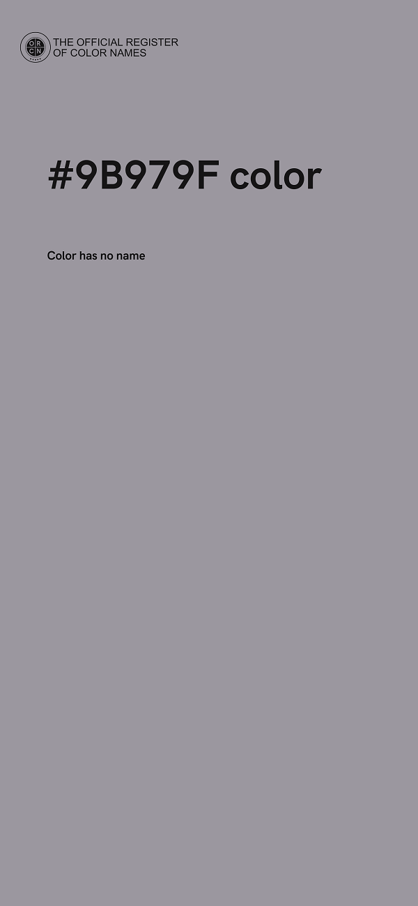 #9B979F color image