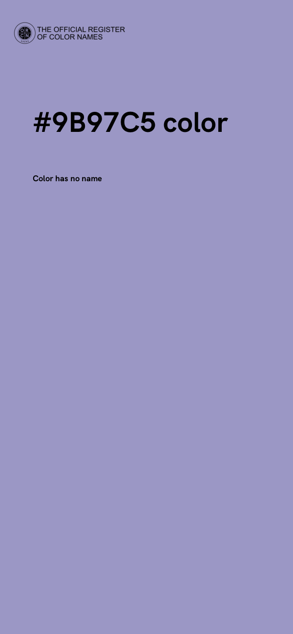 #9B97C5 color image