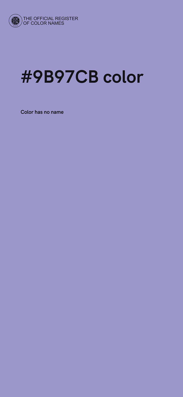 #9B97CB color image