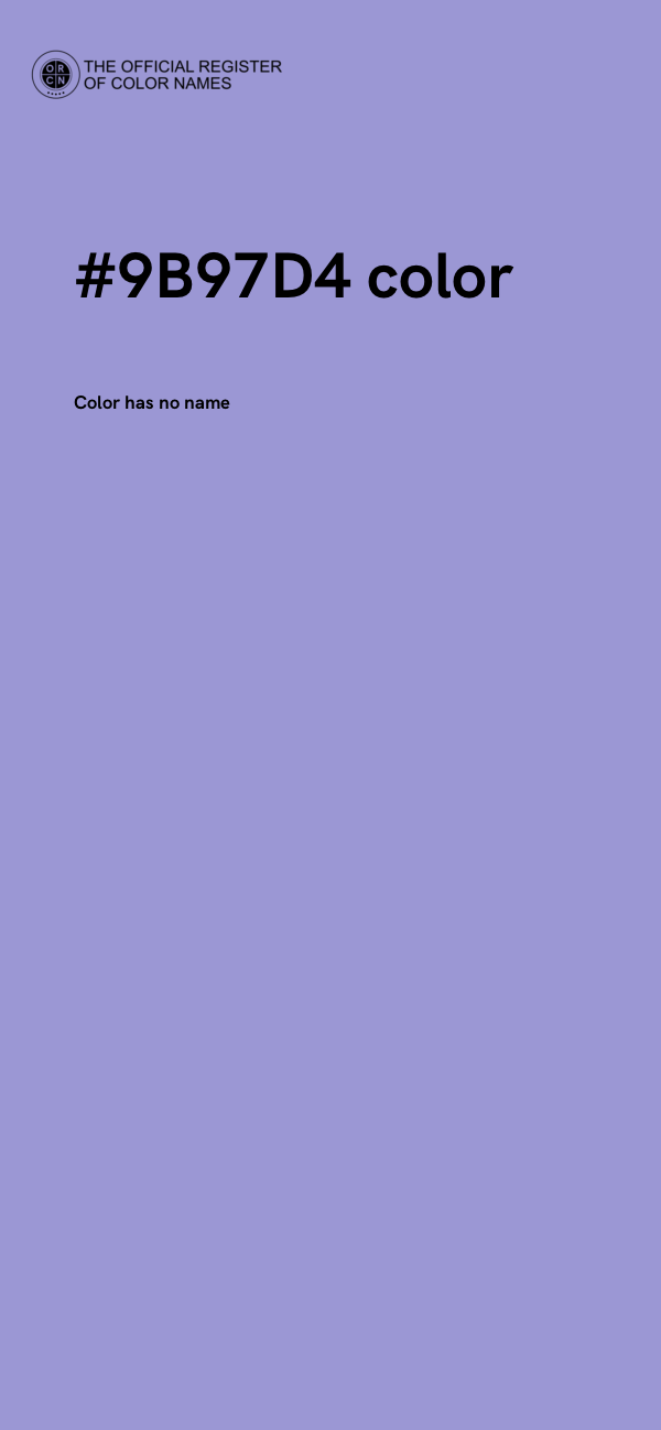 #9B97D4 color image