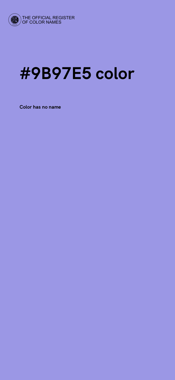 #9B97E5 color image