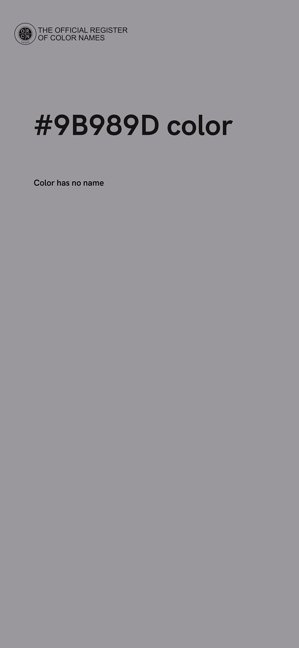 #9B989D color image