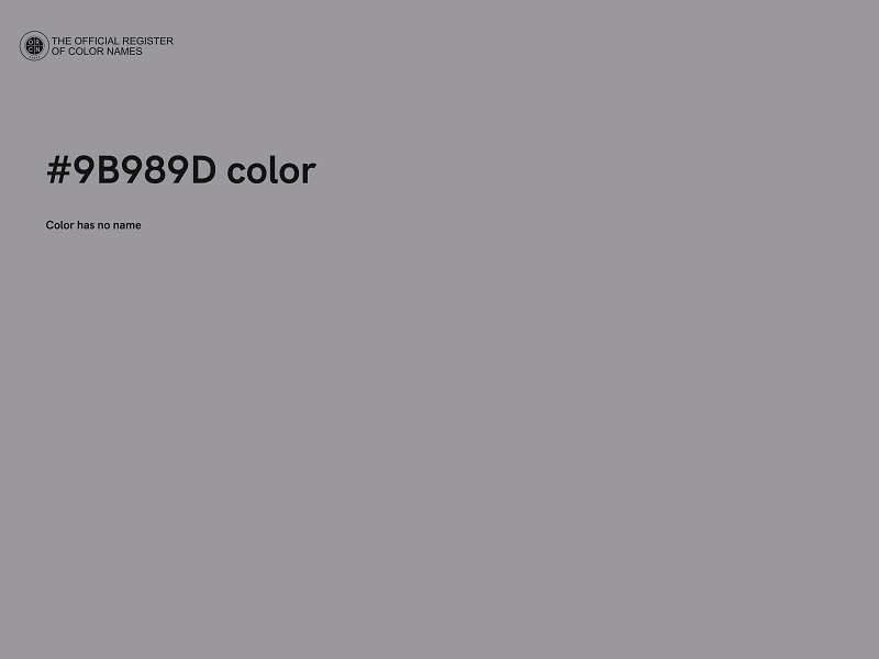 #9B989D color image