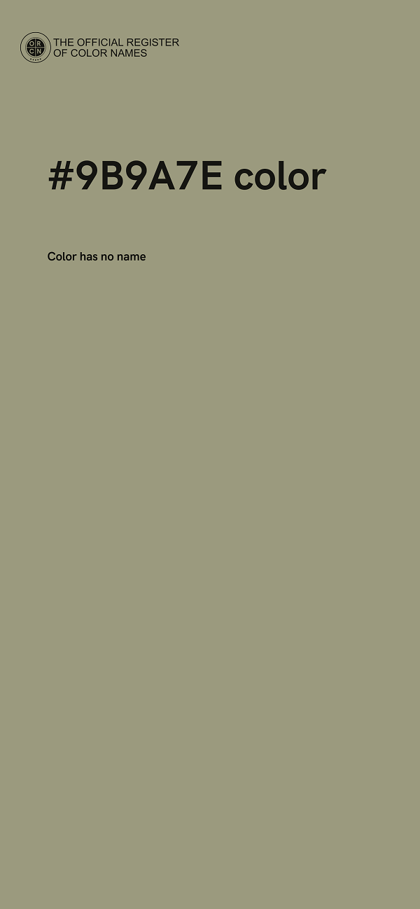 #9B9A7E color image