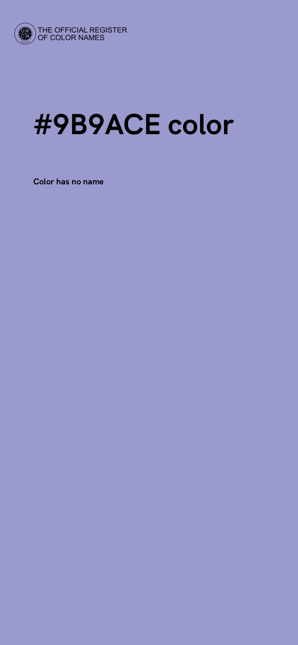 #9B9ACE color image
