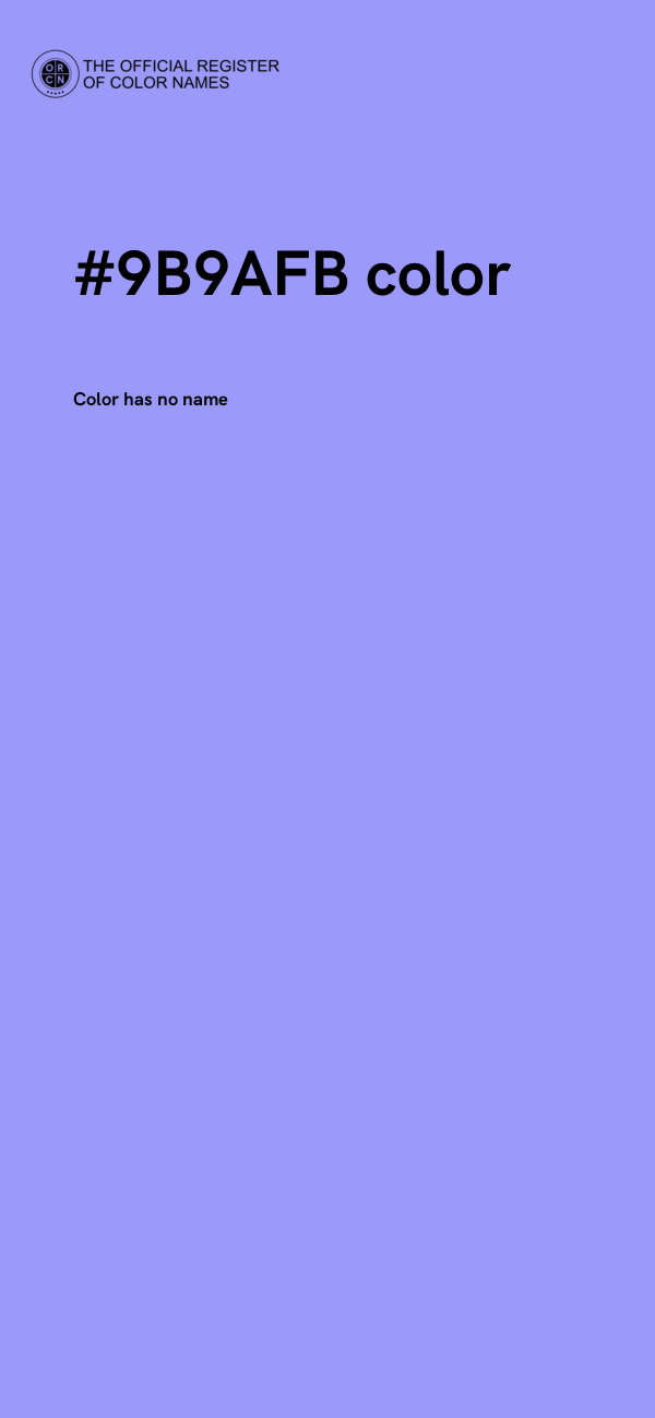 #9B9AFB color image