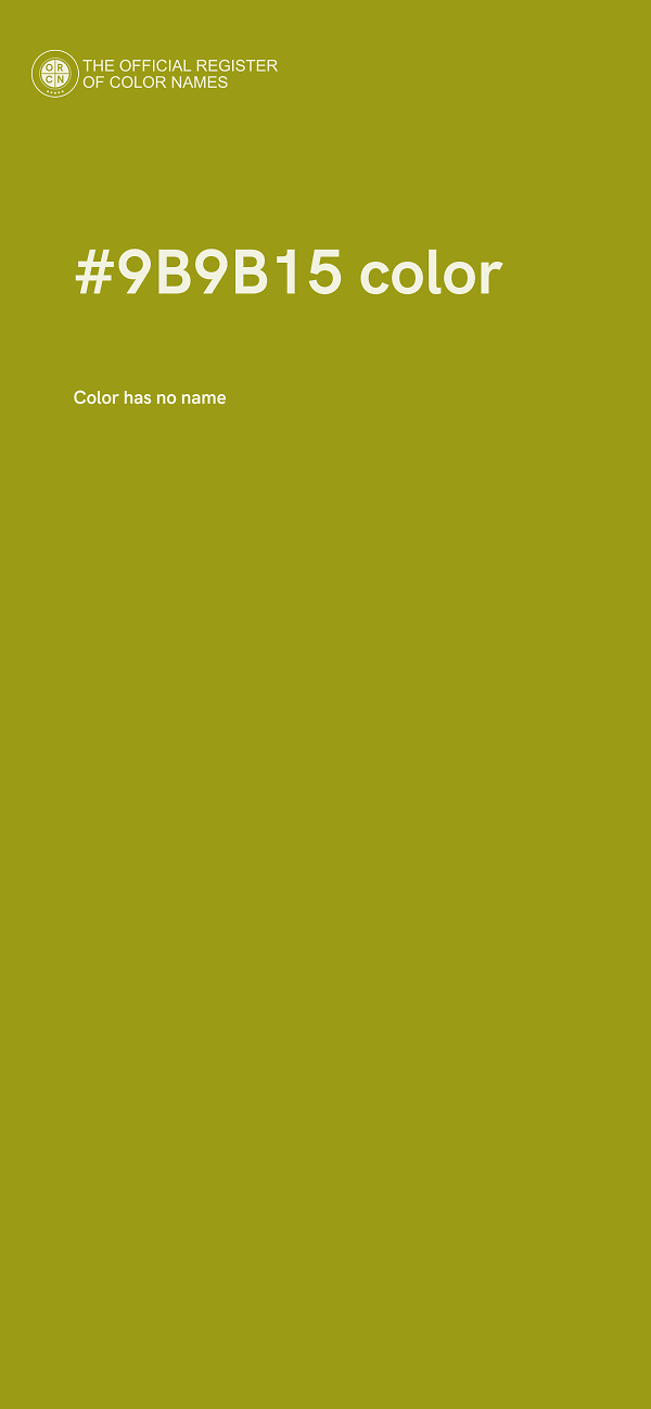 #9B9B15 color image