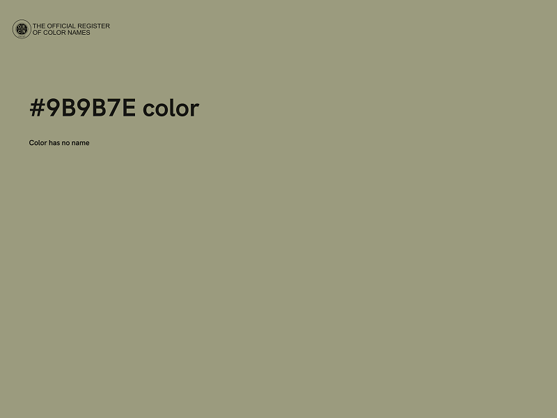 #9B9B7E color image