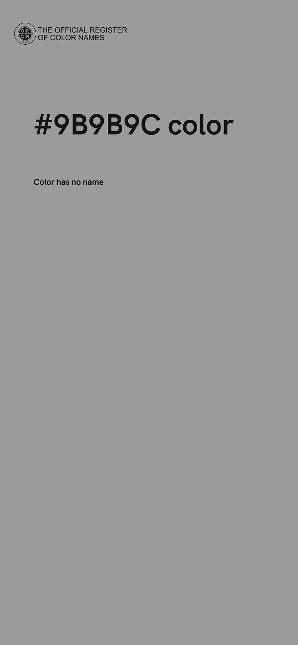 #9B9B9C color image