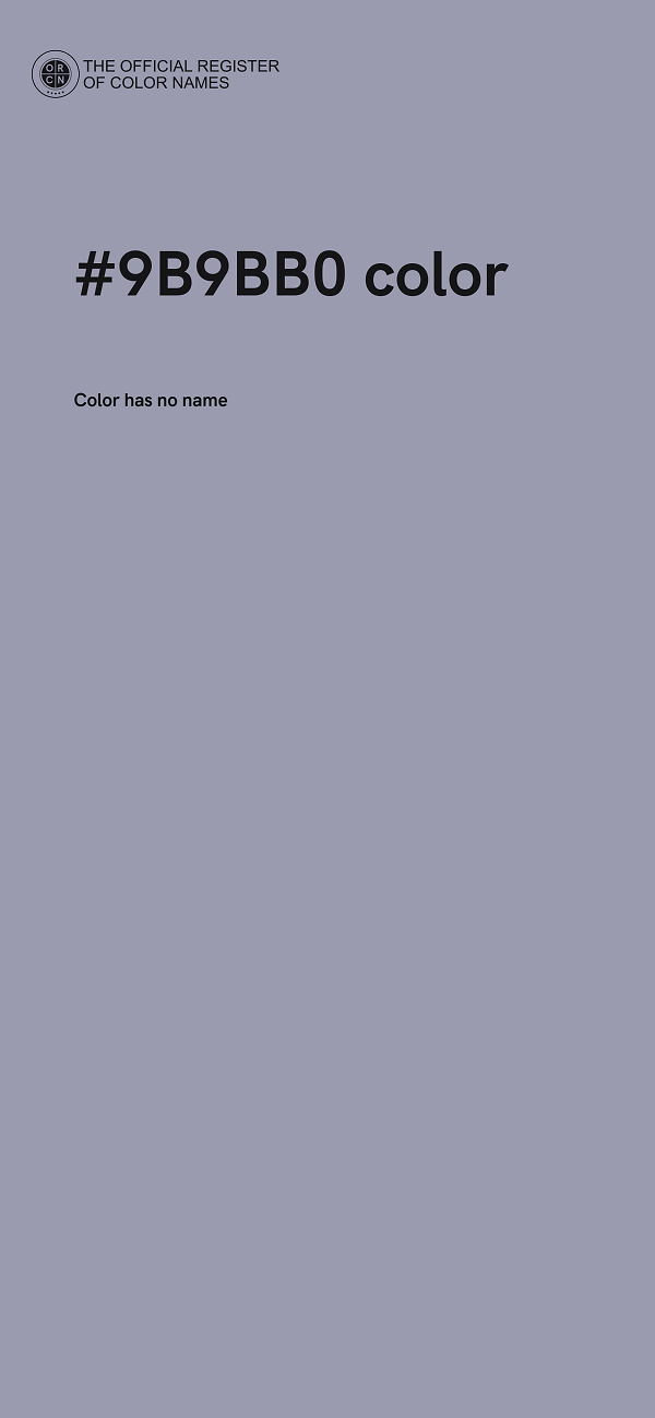 #9B9BB0 color image