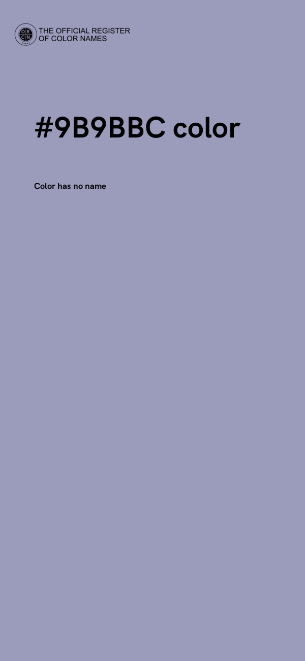 #9B9BBC color image