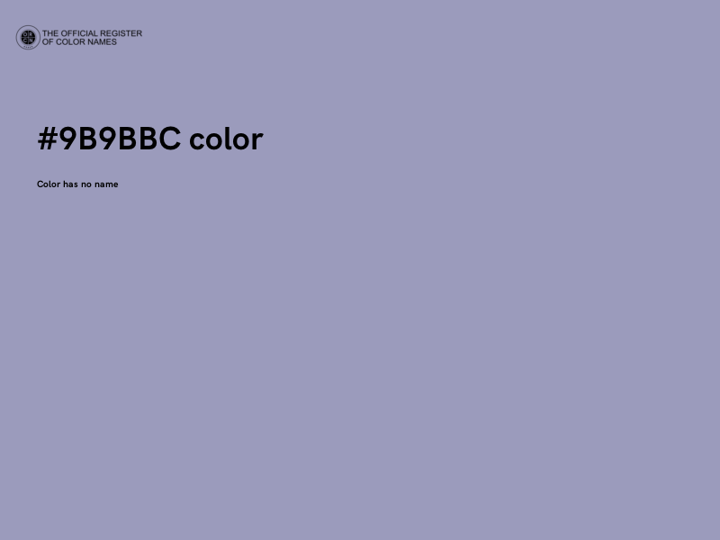 #9B9BBC color image