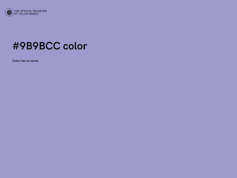 #9B9BCC color image