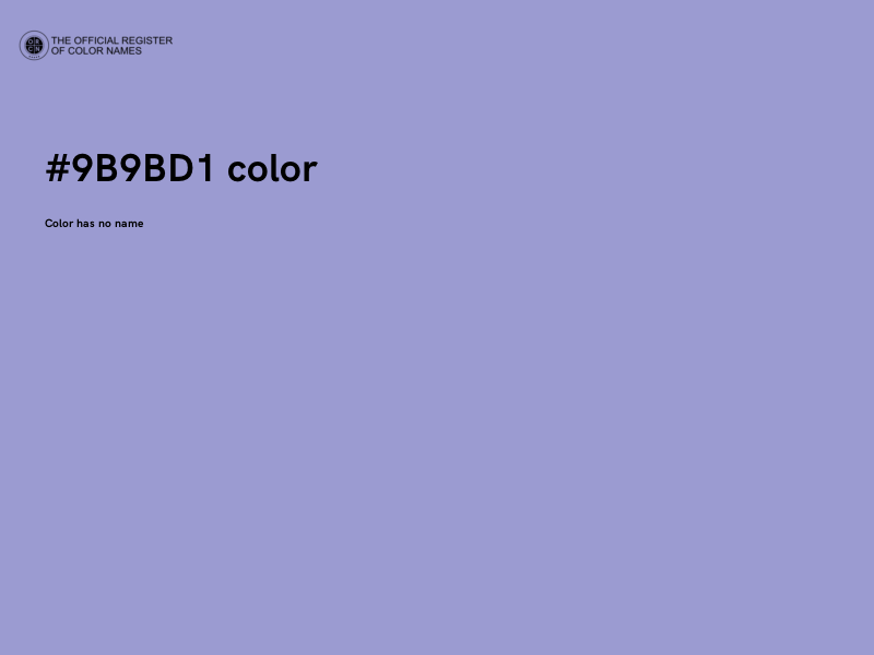 #9B9BD1 color image