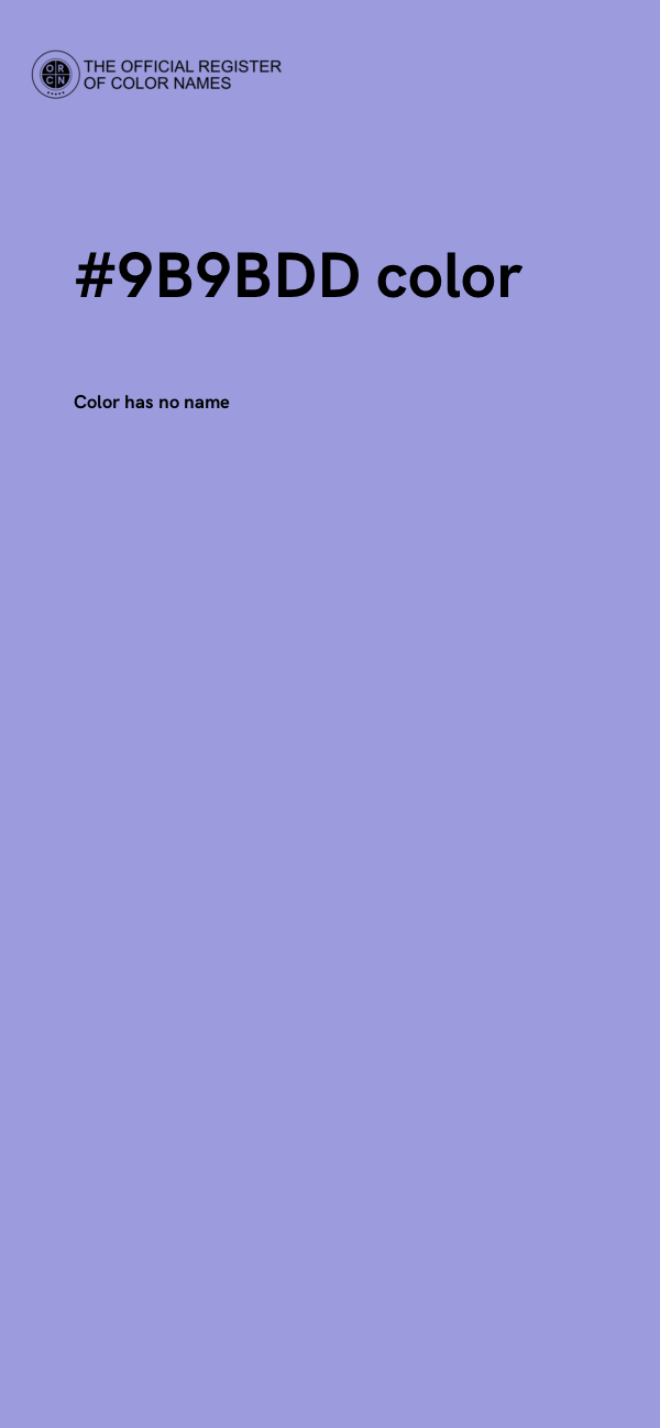 #9B9BDD color image