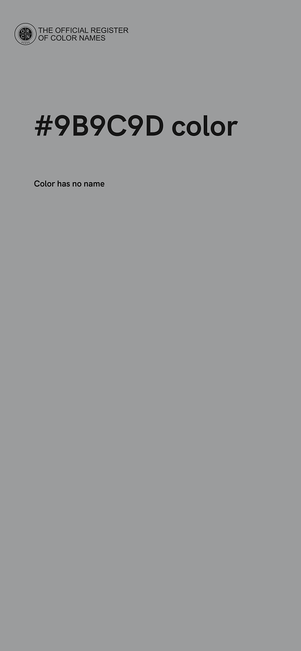 #9B9C9D color image