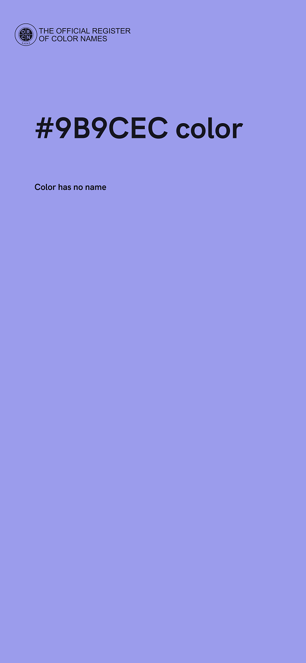 #9B9CEC color image