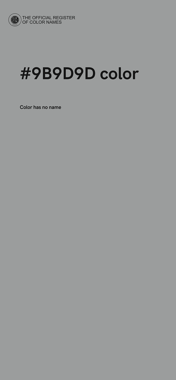 #9B9D9D color image