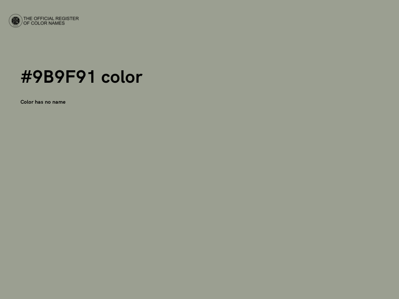 #9B9F91 color image