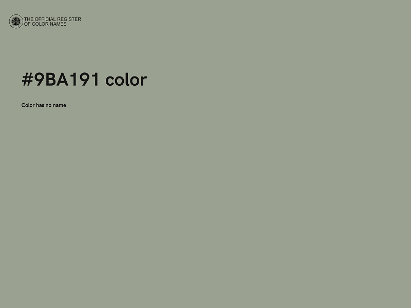 #9BA191 color image