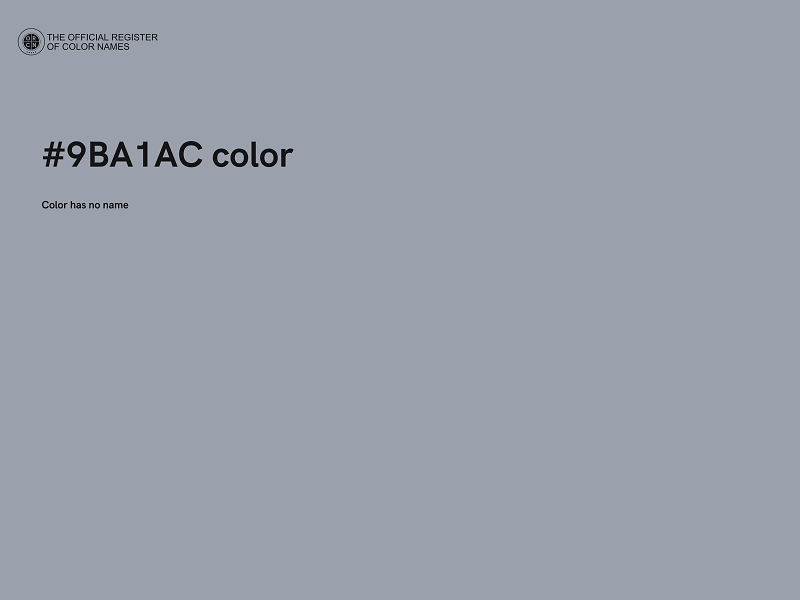#9BA1AC color image