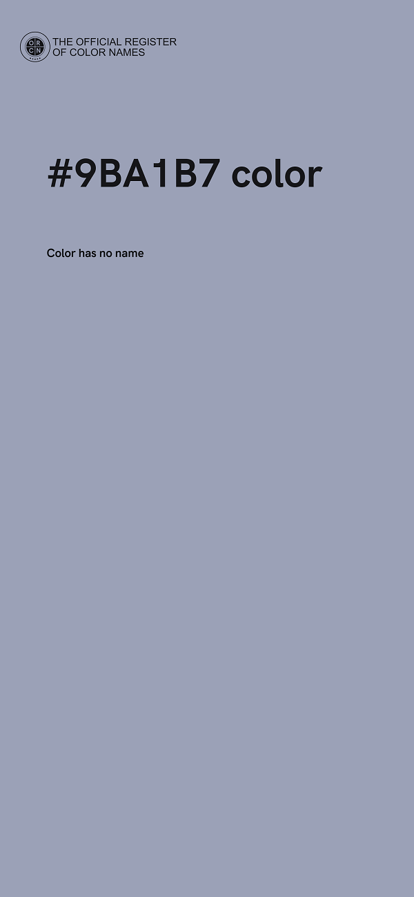 #9BA1B7 color image