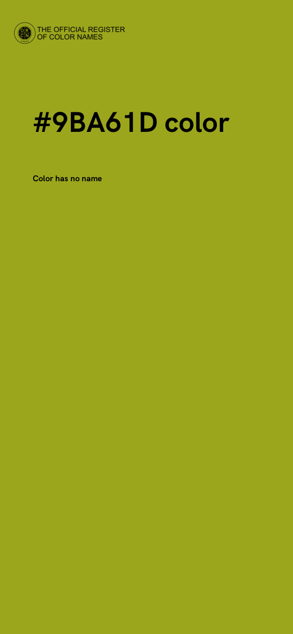 #9BA61D color image