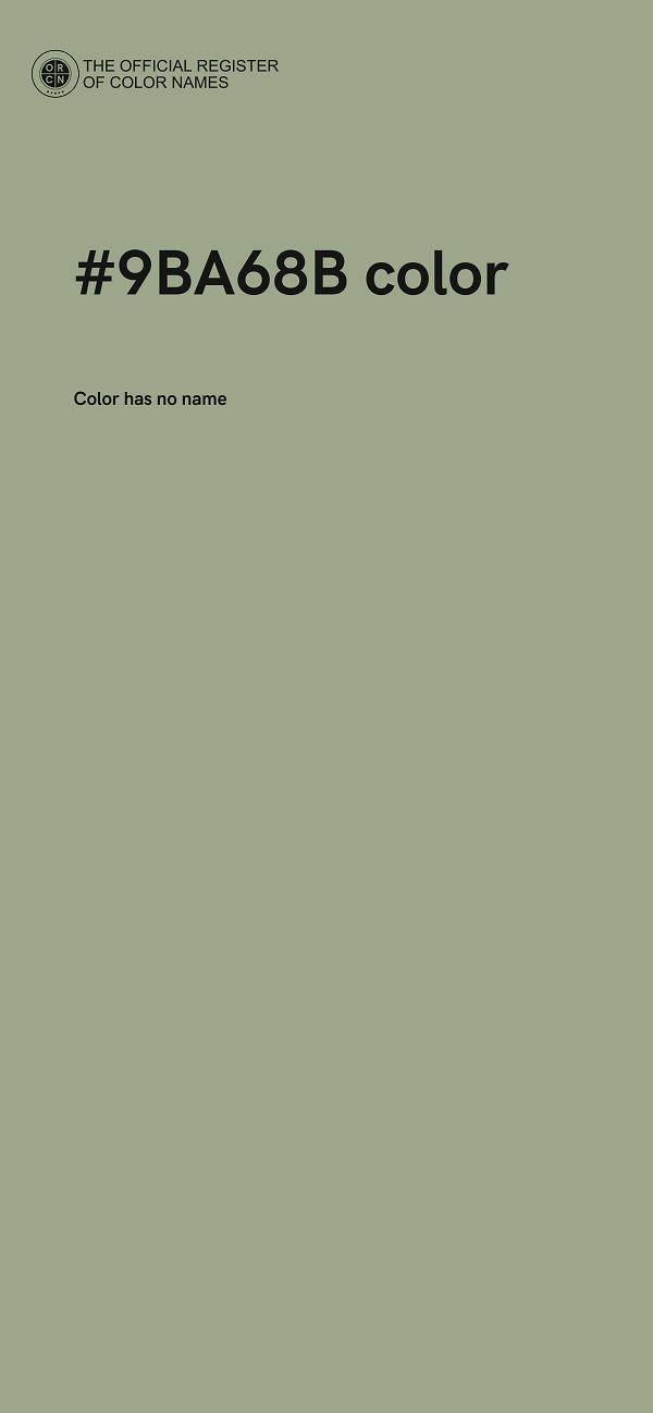 #9BA68B color image