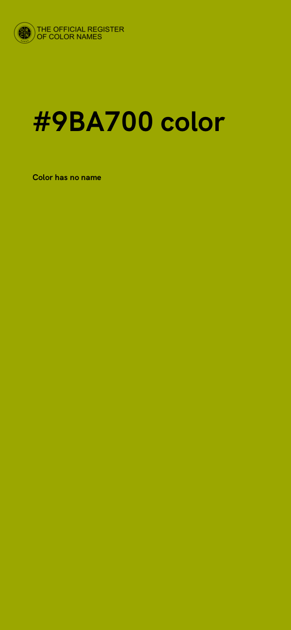 #9BA700 color image