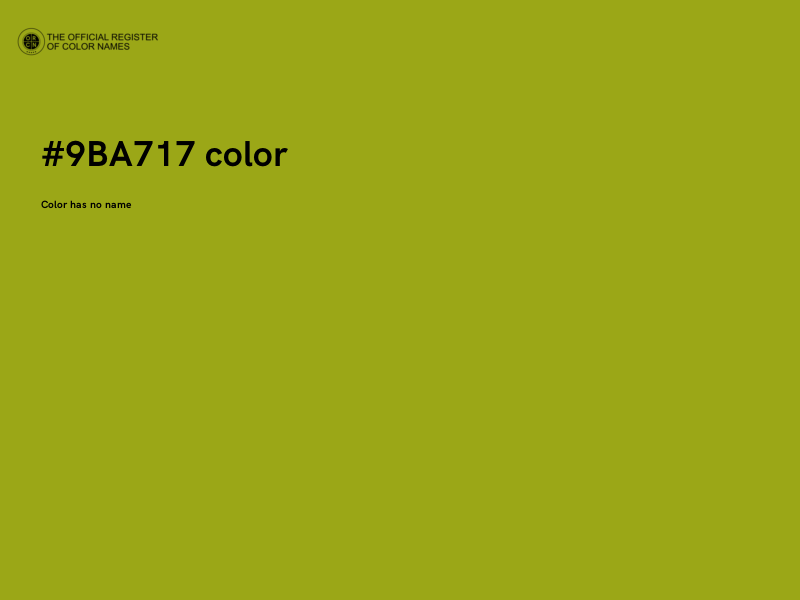 #9BA717 color image