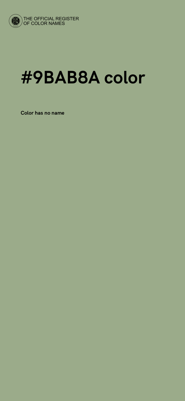 #9BAB8A color image