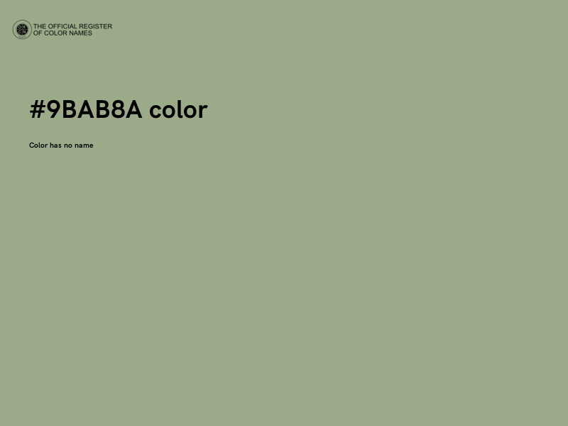 #9BAB8A color image