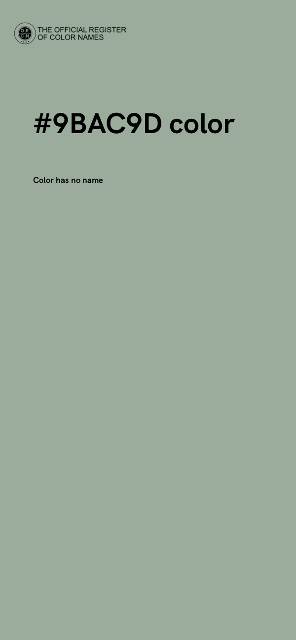 #9BAC9D color image