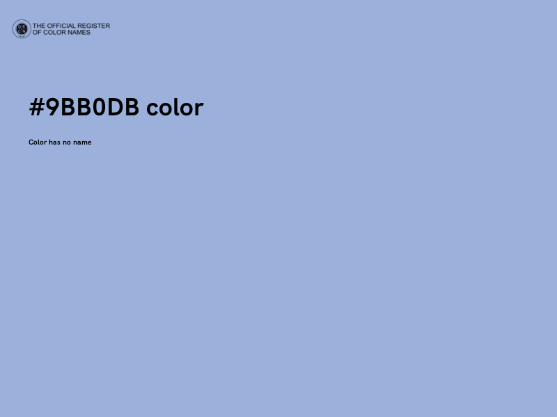 #9BB0DB color image