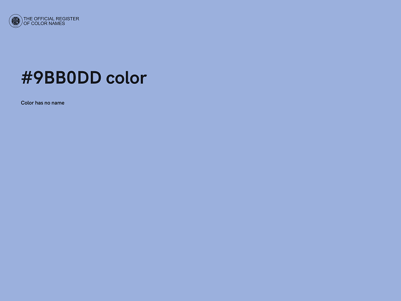 #9BB0DD color image