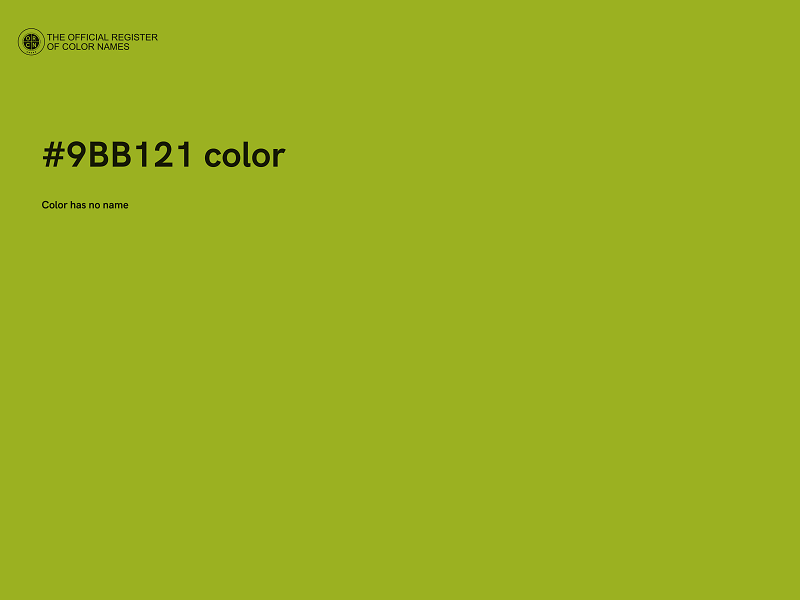 #9BB121 color image